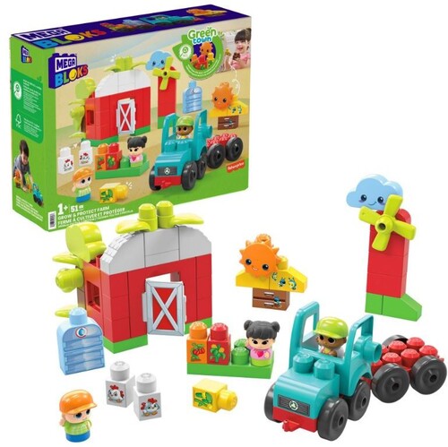 GREEN TOWN GROW & PROTECT FARM TODDLER BUILDING