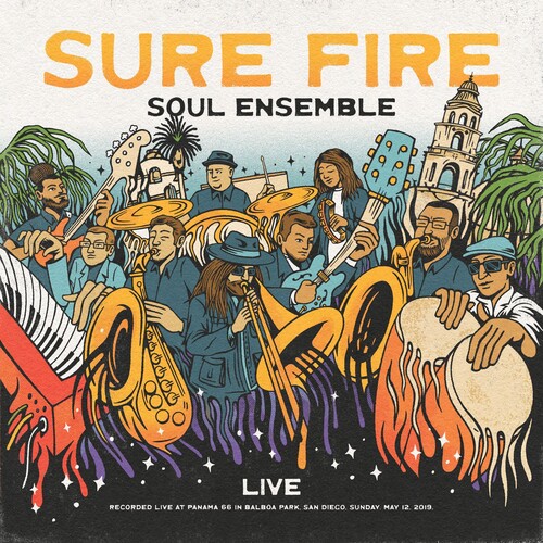 Sure Fire Soul Ensemble - Live At Panama 66 - Clear W/Orange Swirl [Clear Vinyl]