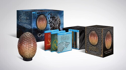 Game of Thrones: Complete Series (Limited 33-Disc All-Region Blu-ray Boxset Includes a Hand-Painted Resin Replica of the Egg That Hatched Drogon and a Display Stand) [Import]