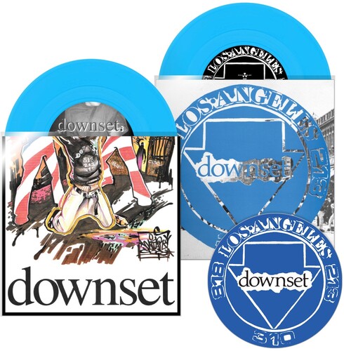 Downset - Anger/Ritual & About Ta Blast 7s (Blue) [Colored Vinyl]