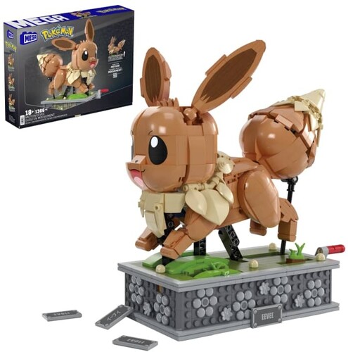 POKEMON MOTION EEVEE 1366 PIECE BUILDING TOY SET