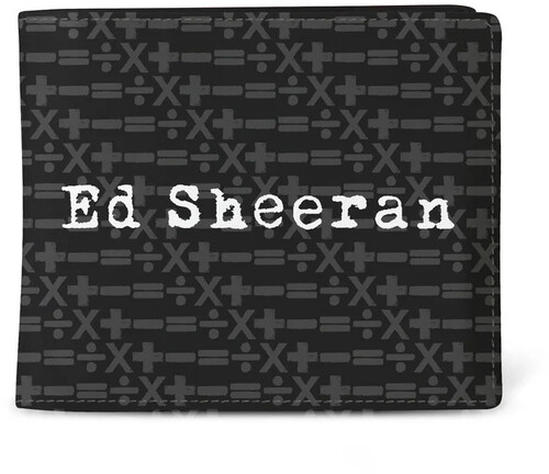 ED SHEERAN WALLET SYMBOLS PATTERN|alliance entertainment