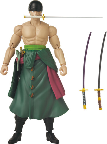 Anime Heroes - One Piece - Roronoa Zoro Three Sword Style Action Figure