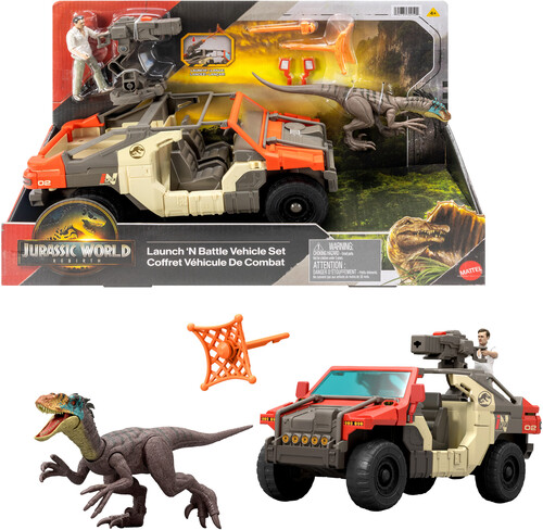 JURASSIC WORLD SAGA VEHICLE SET