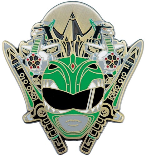 POWER RANGERS LTD ED GREEN RANGER PIN BADGE