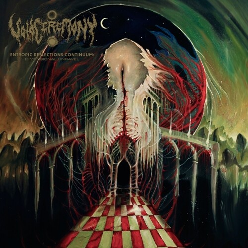 Entropic Reflections Continuum: Dimensional Unravel (Colored)