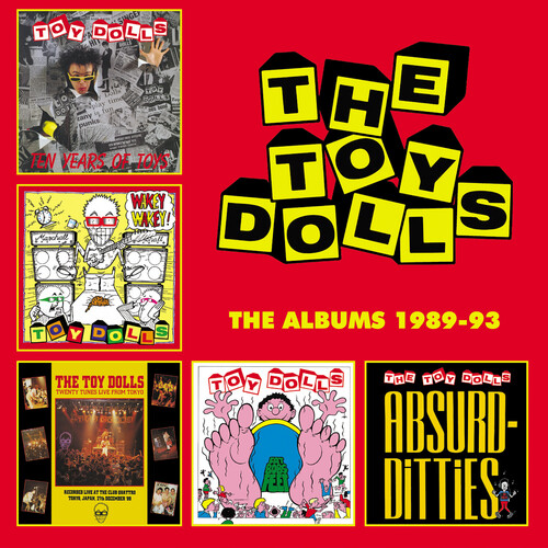 Toy Dolls - Albums 1989-1993 (Box) (Uk) vinyl record cover