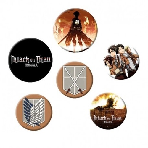 Attack On Titan - Badge Pack - Characters