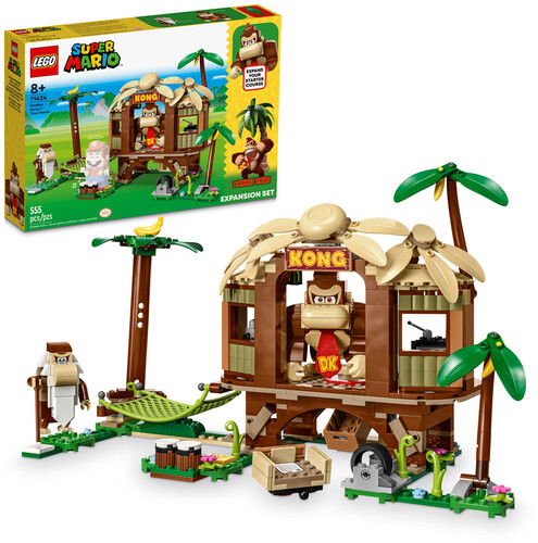 SUPER MARIO DONKEY KONGS TREE HOUSE EXPANSION SET