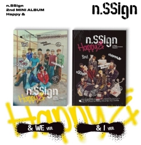 Happy & - Random Cover - incl. 96pg Photobook, Poster, 2 Photocards, Sticker, Unit Photocard + N. Ssign Photocard