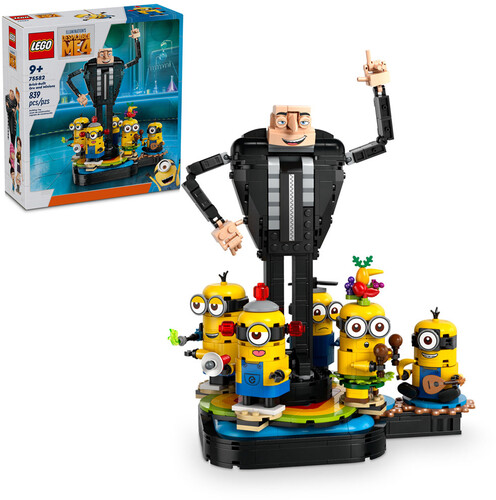 LEGO DESPICABLE ME BRICK BUILT GRU AND MINIONS