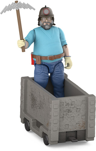 MINECRAFT MOVIE STEVE AND MINECART
