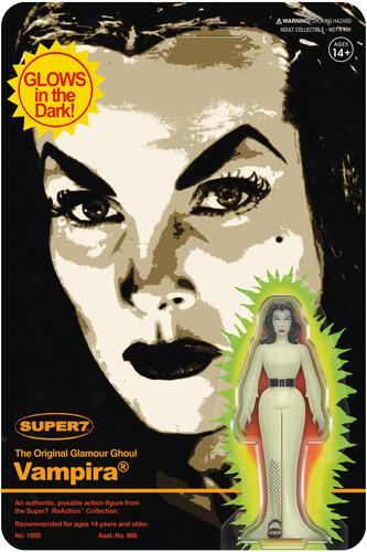 Vampira Reaction Figures Wave 03 - Vampira (Glow) - Vampira Reaction Figures Wave 03 - Vampira (Glow) vinyl record cover