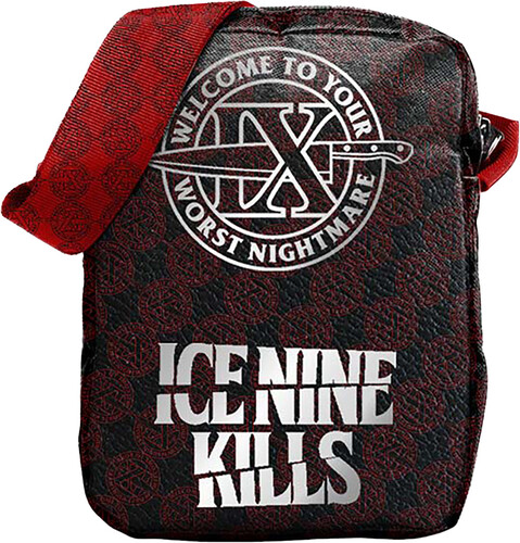 ROCKSAX ICE NINE KILLS NIGHTMARE CROSSBODY BAG BLK