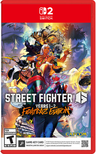 Street Fighter 6 Year 1-2 Fighters Edition for Nintendo Switch 2 (Game-Key Card)