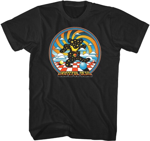 GRATEFUL DEAD SPACE BEAR TSHIRT LG BLK 23GFD013A3