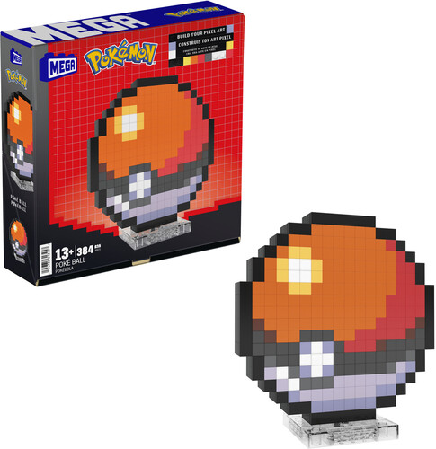 POKEMON CLASSIC POKE BALL PIXEL ART