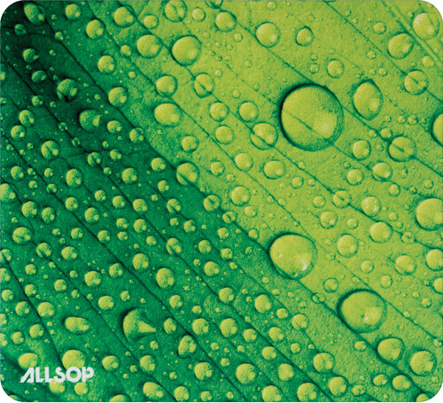 Allsop 31624 Naturesmart Mouse Pad - Leaf Raindrop