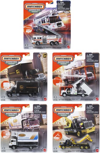 MATCHBOX REAL WORKING RIGS 6 PIECE H ASRT