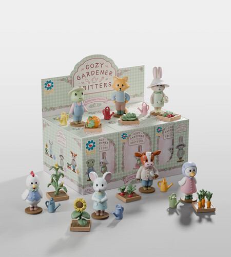 Kaleidos Cozy Gardener Critters: Blind Box with 6-Piece PDQ