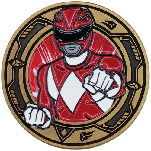 POWER RANGERS LTD ED RED RANGER COIN