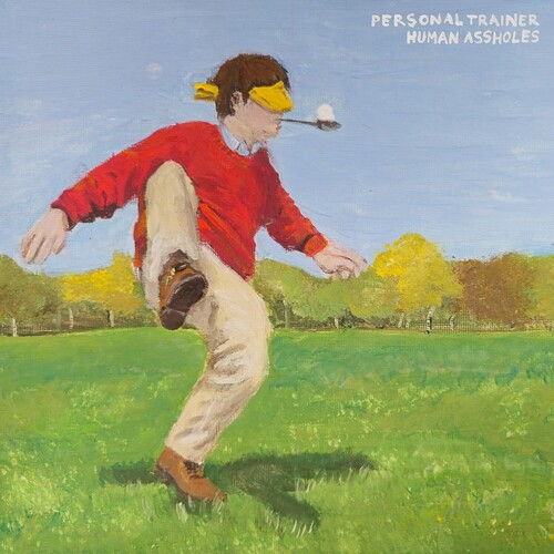 Personal Trainer - Human Assholes (peachy Splatter Vinyl) vinyl record cover