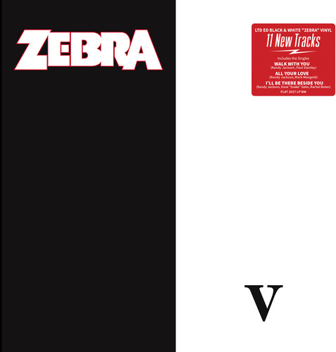 Zebra - V vinyl record cover