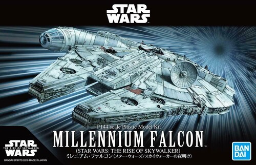 Bandai Star Wars Millennium Falcon The Rise of Skywalker 1/144 Scale