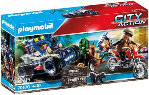 Playmobil - City Action Police Off Road Car With Jewel Thief