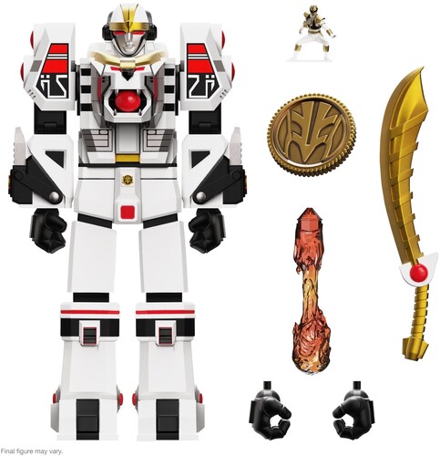 Super7 - Mighty Morphin Power Rangers ULTIMATES! Wave 4 - White TigerZord Warrior Mode