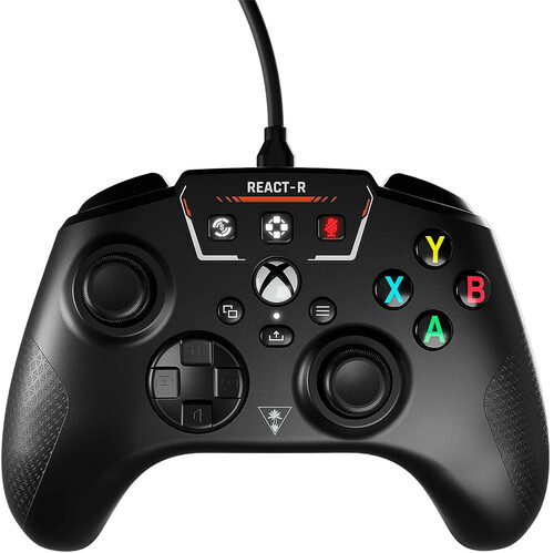 TB XBX REACT-R WIRED GAME CONTROLLER - BLACK