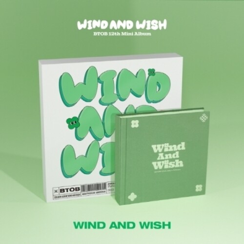 Btob - Wind And Wish - Random Cover - incl. Booklet, Mini Poster, Lucky Message Card, 2 Photocards, Standing Doll, Sticker Pack + Lyric