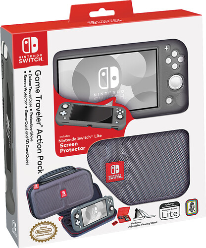 Switch Lite Accessory: Case - RDS Game Deluxe Travel Case Action Pack: Officially Licensed by Nintendo