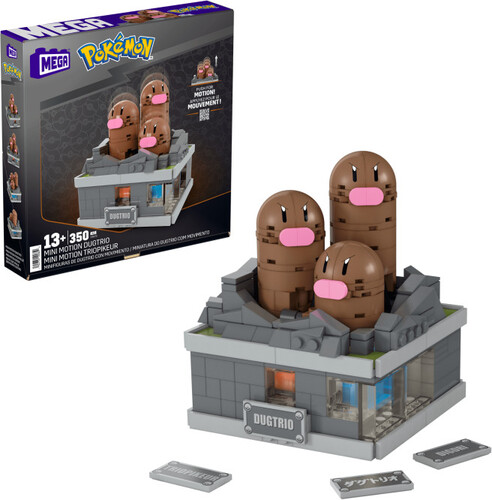 POKEMON MINI MOTION DUGTRIO 350 PIECE BUILDING TOY