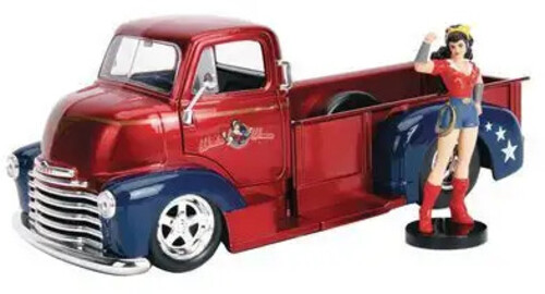 BOMBSHELLS WONDER WOMAN & 1952 CHEVY COE PICKUP