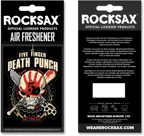ROCKSAX FIVE FINGER DEATH PUNCH GOT SIX AIR FRSHNR