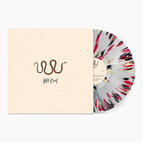 Late Great - Clear with Red, Black & Beige Splatter