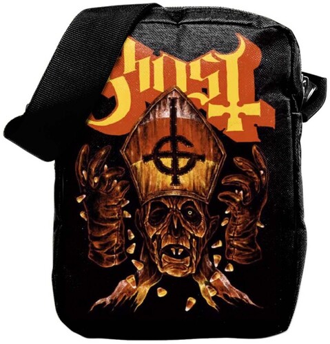ROCKSAX GHOST CANDY CORN CROSSBODY BAG BLACK
