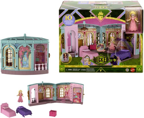 WICKED GLINDA DORM ROOM PLAYSET AND DOLL