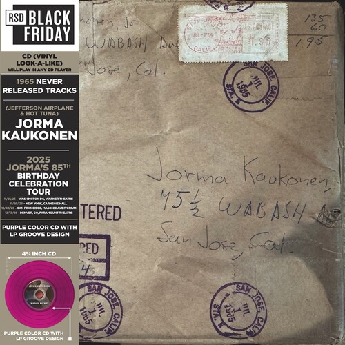 Jorma Kaukonen - Wabash Avenue: 1965 Never Released Tracks [RSD Black Friday 2025]