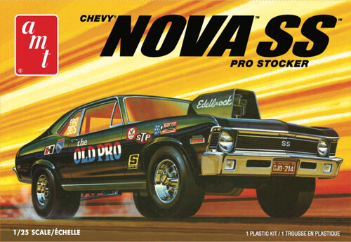 AMT 1972 Chevy Nova SS Old Pro 2T 1/25 Scale Model Kit
