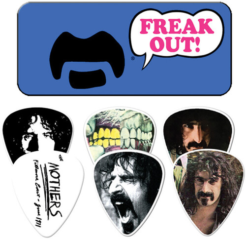 Frank Zappa - Pick Tin - Blue Tin with 6 Picks