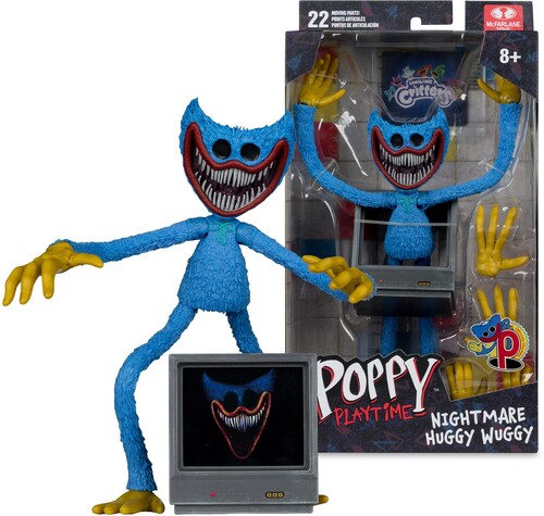 McFarlane Toys - Poppy Playtime - 7"" Nightmare Huggy Action Figure