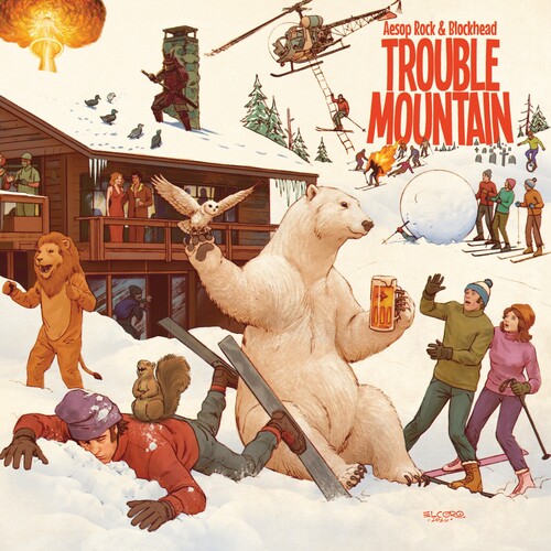 Aesop Rock / Blockhead - Trouble Mountain vinyl record cover