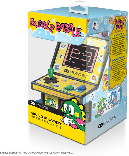 My Arcade - Bubble Bobble Micro Player Retro Arcade Machine - 6.75 IN