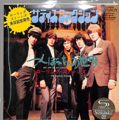 The Rolling Stones - (I Can't Get No) Satisfaction/ Get Off My Cloud (SHM-CD) (7-inch Sleeve Packaging)