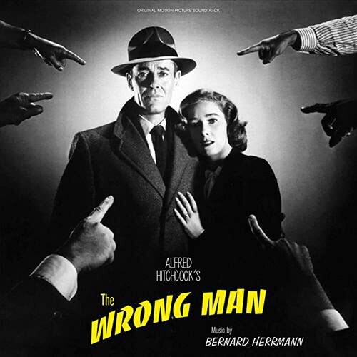 Bernard Herrmann (Colv) (Ylw) (Uk) - Wrong Man / O.S.T. vinyl record cover