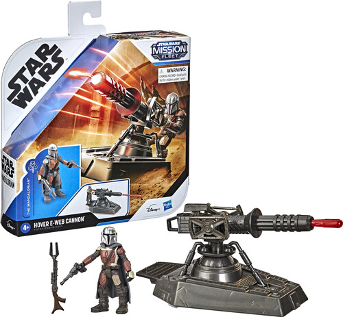 SW Mission Fleet Exped Cls Mando Cannon - Hasbro Collectibles - Star Wars Mission Fleet Hover E-Web Cannon Mandalorian
