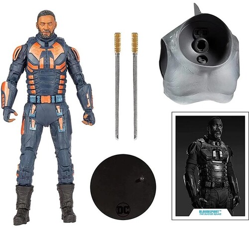 McFarlane Toys - DC Multiverse - The Suicide Squad Movie - Unmasked Bloodsport 7" Action Figure