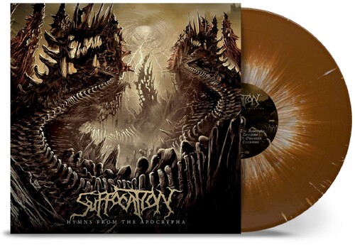 Suffocation - Hymns From The Apocrypha - Brown & White Splatter